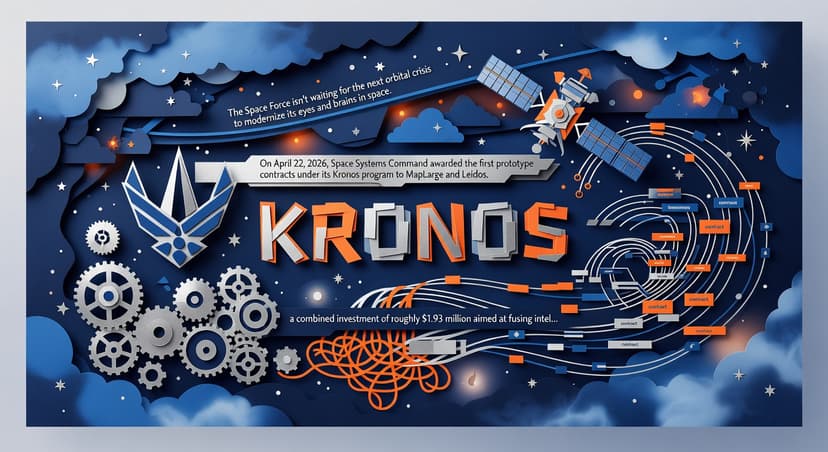 Space Force Ignites Kronos for Orbital Decision Speed