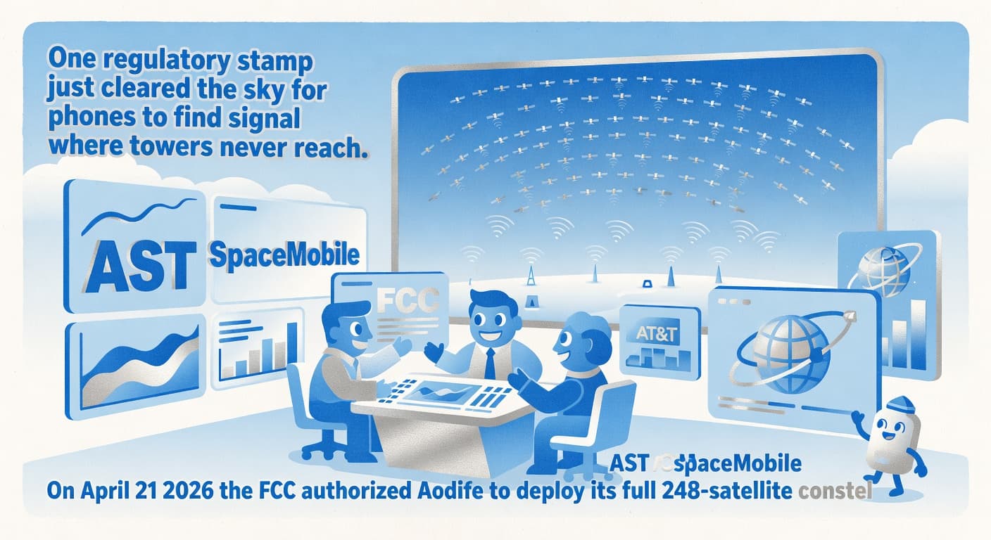 FCC Greenlights AST SpaceMobile's Orbital Cellular Web