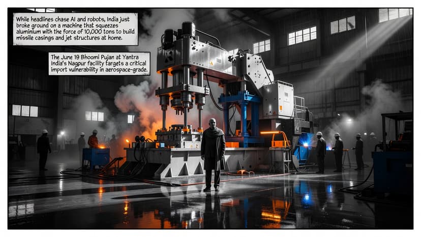 India's 10,000-Ton Press Forges Defence Independence