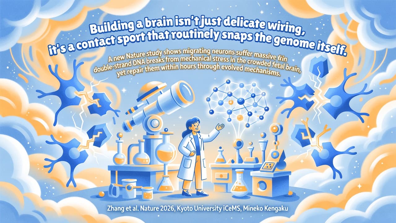 Neurons Shatter DNA to Build the Brain
