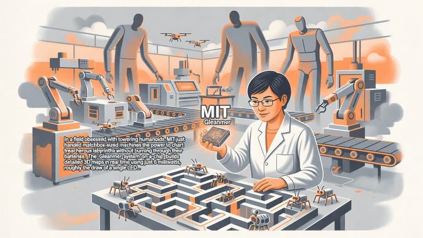 MIT's 6mW Chip Maps Tight Spaces for Tiny Robots