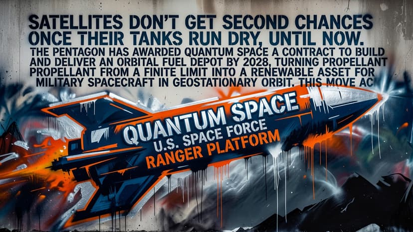 Quantum Space Wins Pentagon Orbital Refueler Deal