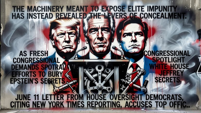 White House Epstein Files Cover-Up Alleged