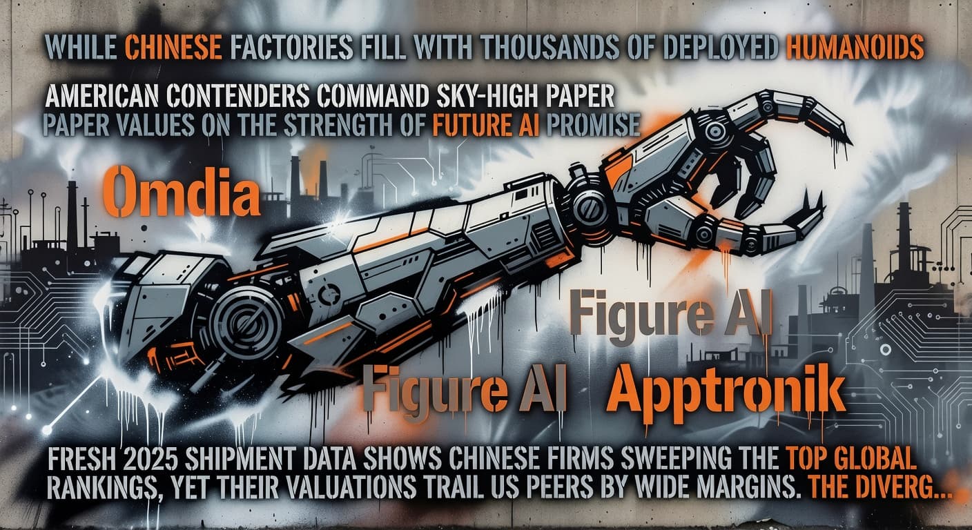 China Ships Humanoids, US Sets the Valuations