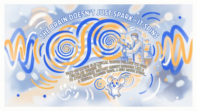 Brainwide Spirals Tie Senses to Action