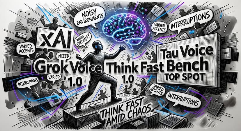 xAI's Grok Voice Think Fast 1.0 Tops Tau Bench