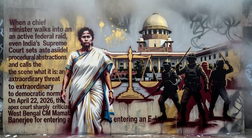 Supreme Court Rebukes Mamata for ED Raid Intrusion