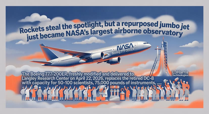 NASA's Modified 777 Returns as New Flying Lab