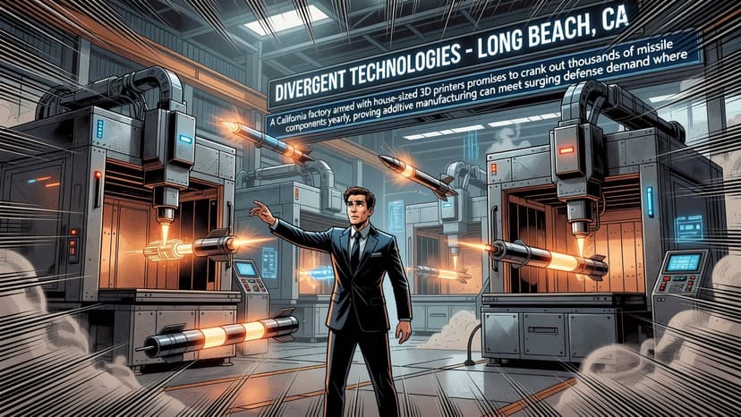 Divergent's Mega-Printers to Forge Tomahawk Parts