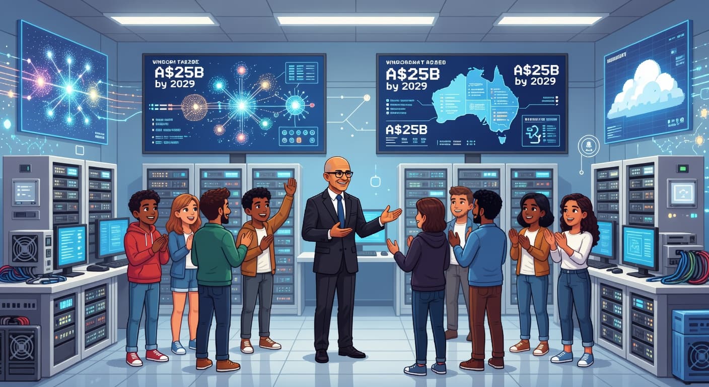 Microsoft's A$25 Billion Australian AI Bet