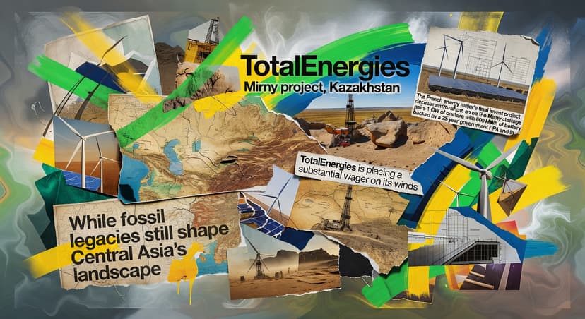 TotalEnergies Bets $1.2B on Kazakh Wind and Batteries