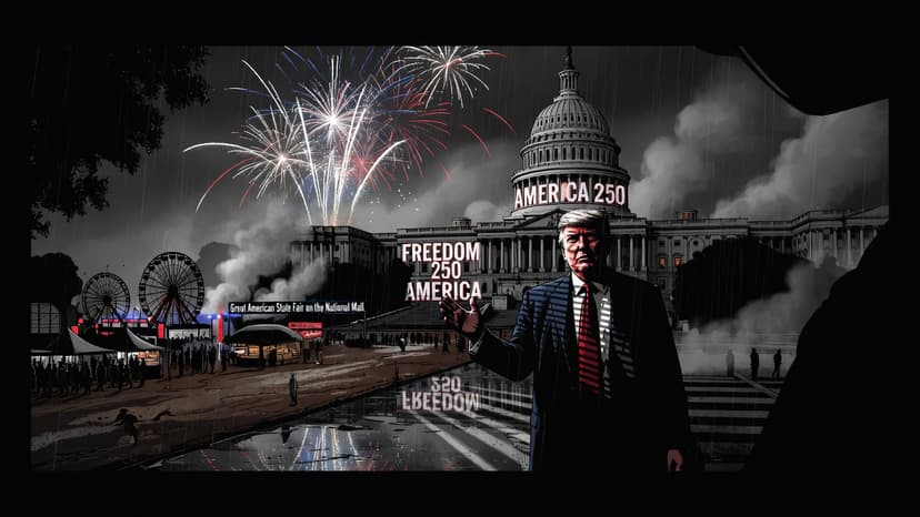 Trump Claims America's 250th as Personal Spectacle