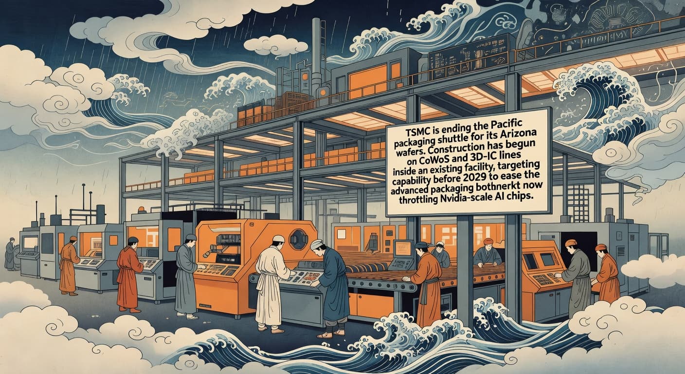 TSMC Grounds AI Packaging Plant in Arizona