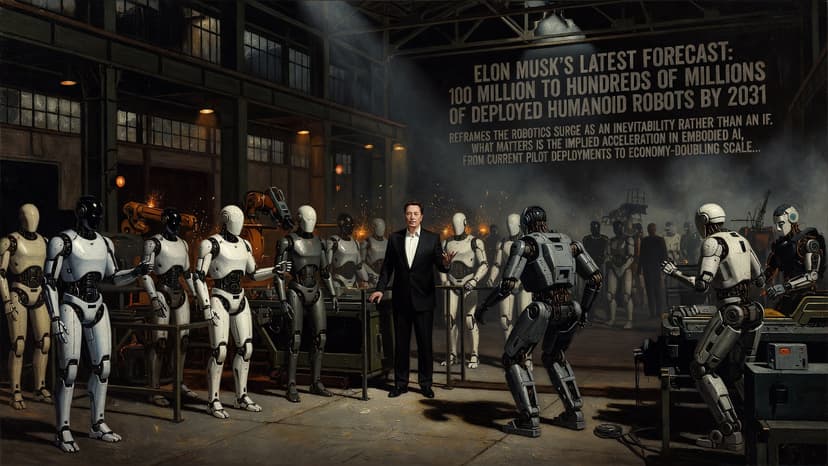 Musk's 2031 Bet: Hundreds of Millions of Humanoids