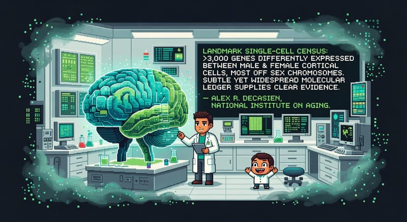 Brain's Sex Divide Spans 3,000 Genes at Single-Cell Level