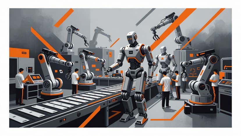 AGIBOT Humanoids Tackle Real Factory Line Live