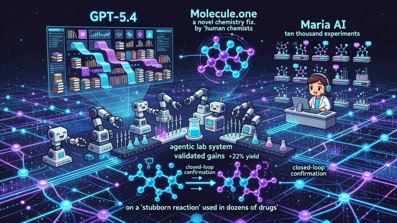 AI Chemist Closes the Lab Loop in Real Discovery