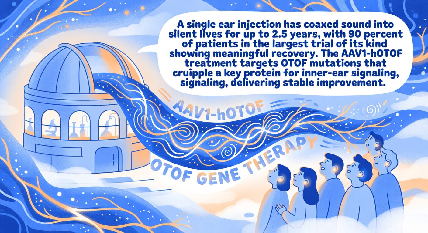 Gene Therapy Restores Lasting Hearing in Major Trial