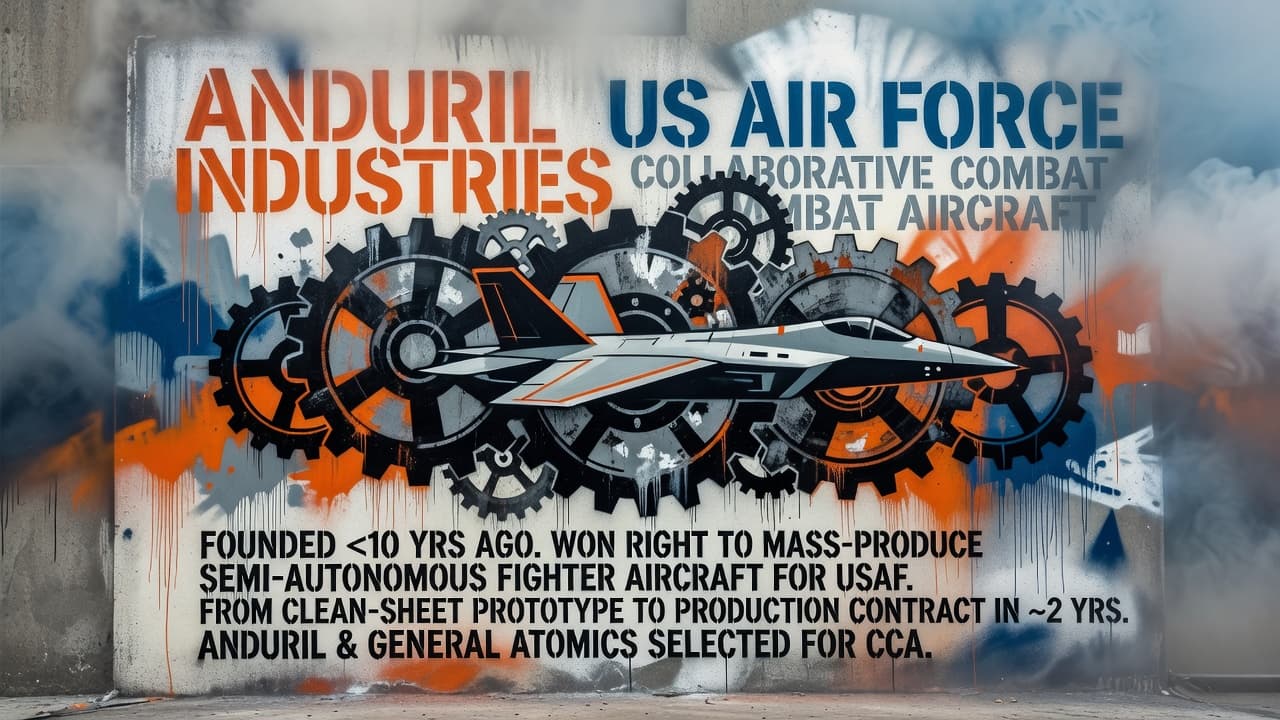 Anduril Accelerates Into CCA Fighter Production