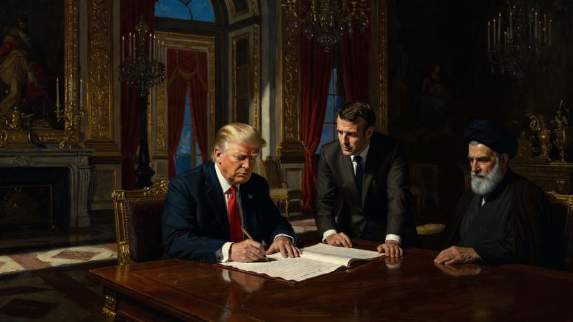 Trump Signs Iran MOU at Versailles, Reopening Hormuz